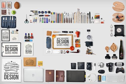 文具办公用品大集合样机摄影图 高效下载与应用指南